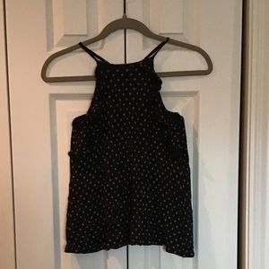 Aeropostale black and white tank